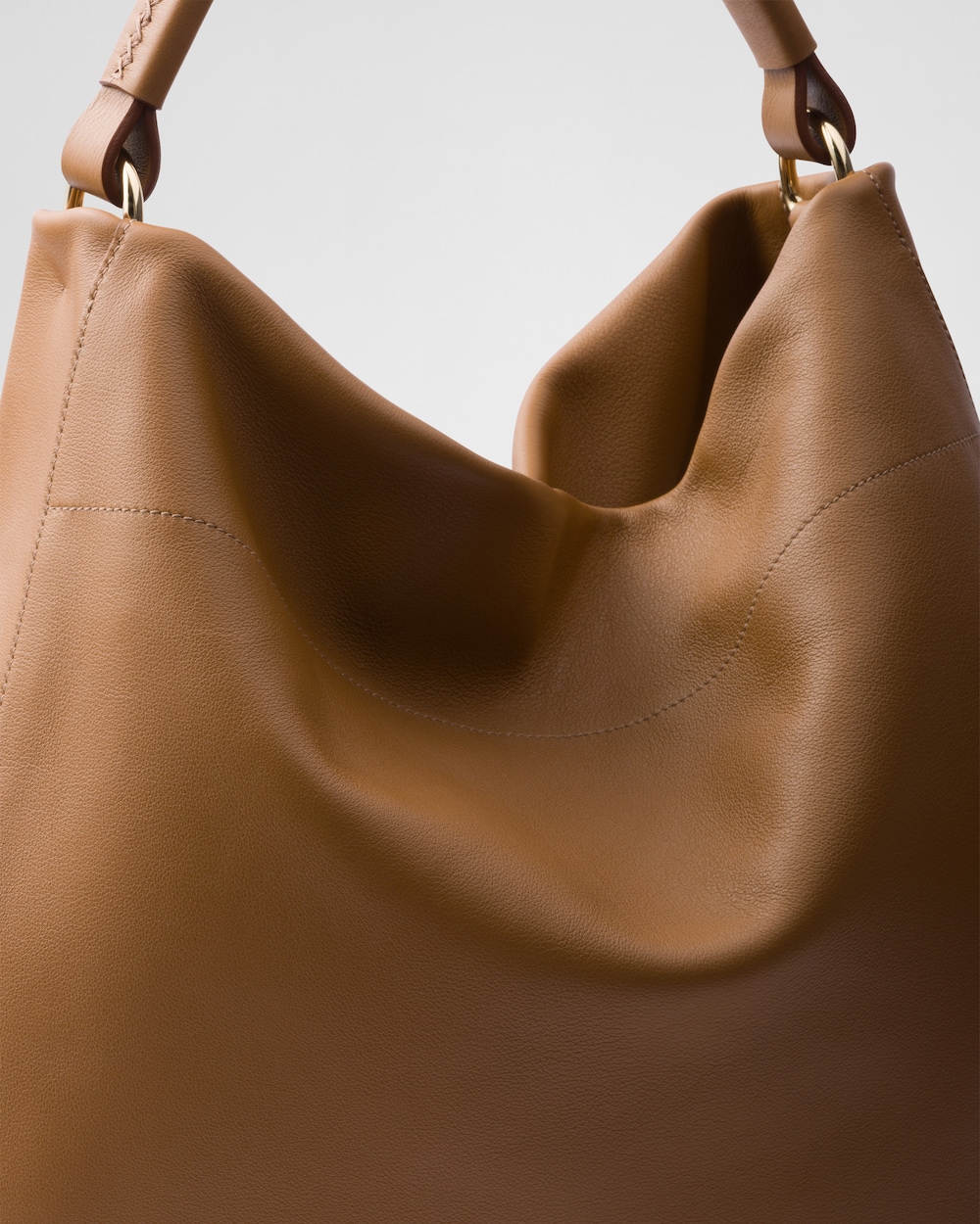 Large Leather Shoulder Bag - Image 3
